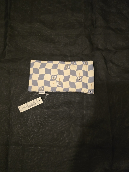 Madewell Accessories - Madewell Blue and White Checkered Glasses Case